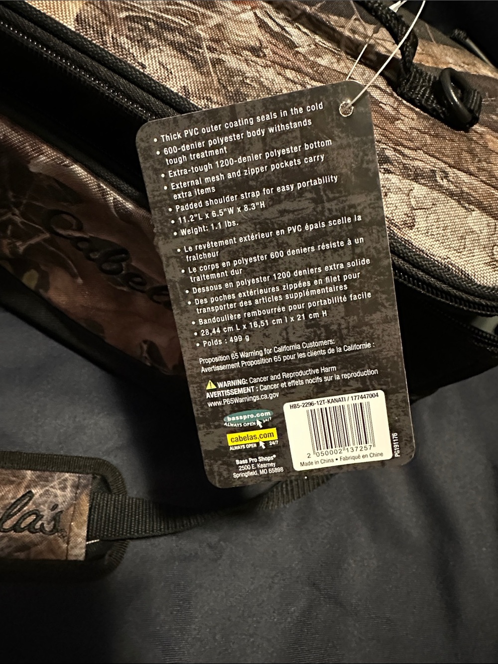 Cabela's Men's Camo Toiletry Cooler Bag - Brown, Green - Picture 2 of 4